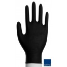 Rękawiczki nitrylowe bezpudrowe czarne L - 100 sztuk