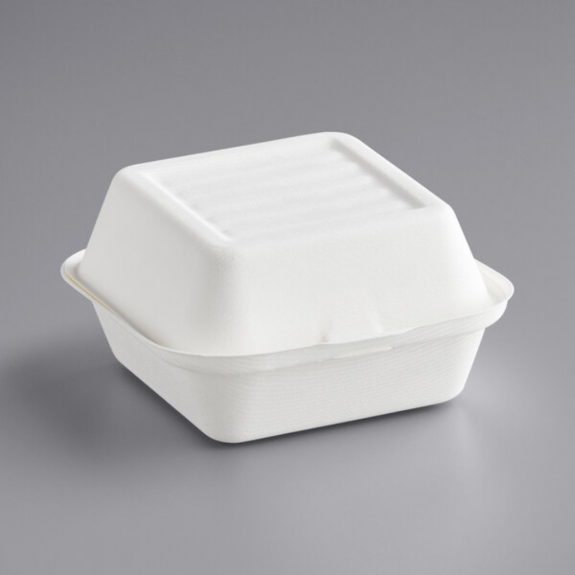Pojemnik Hamburger Box Eco z Trzciny Cukrowej - Eko-Rozwiązanie dla Twojej Restauracji!