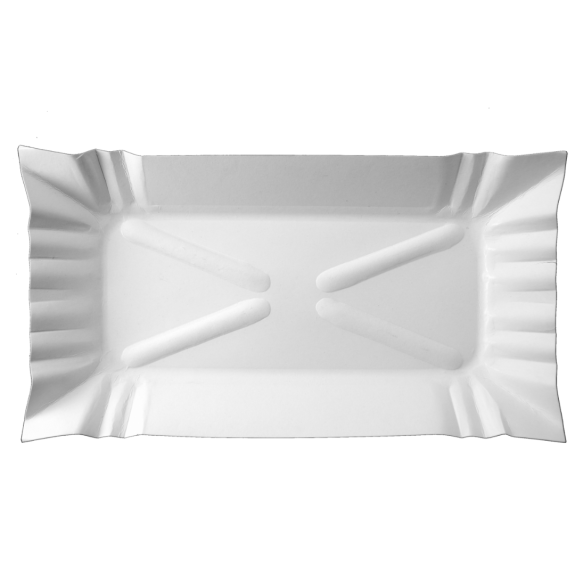 Tacki papierowe jednorazowe białe 14x20 - 500 sztuk | Mikfol Sklep Online
