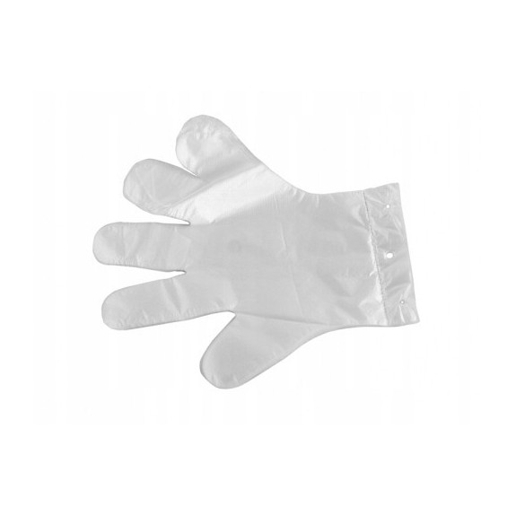 Rękawiczki jednorazowe foliowe L zwyrki PLAST A100