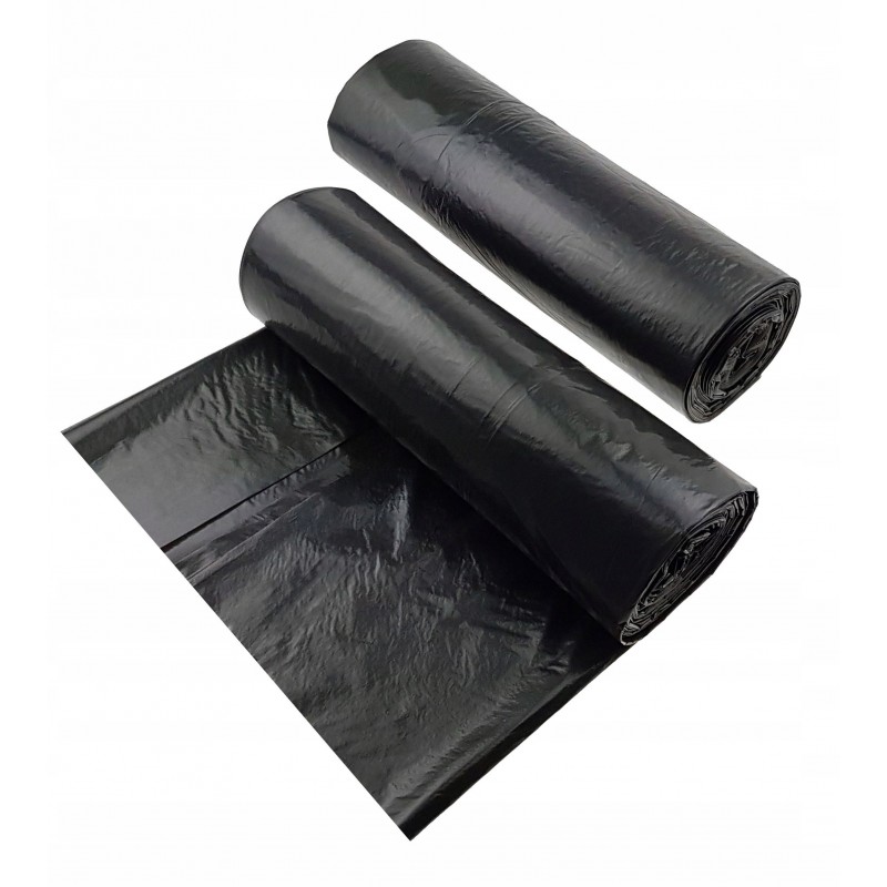 Worki na śmieci 35L 50x60 czarne 50 sztuk - Kup już teraz! | Mikfol