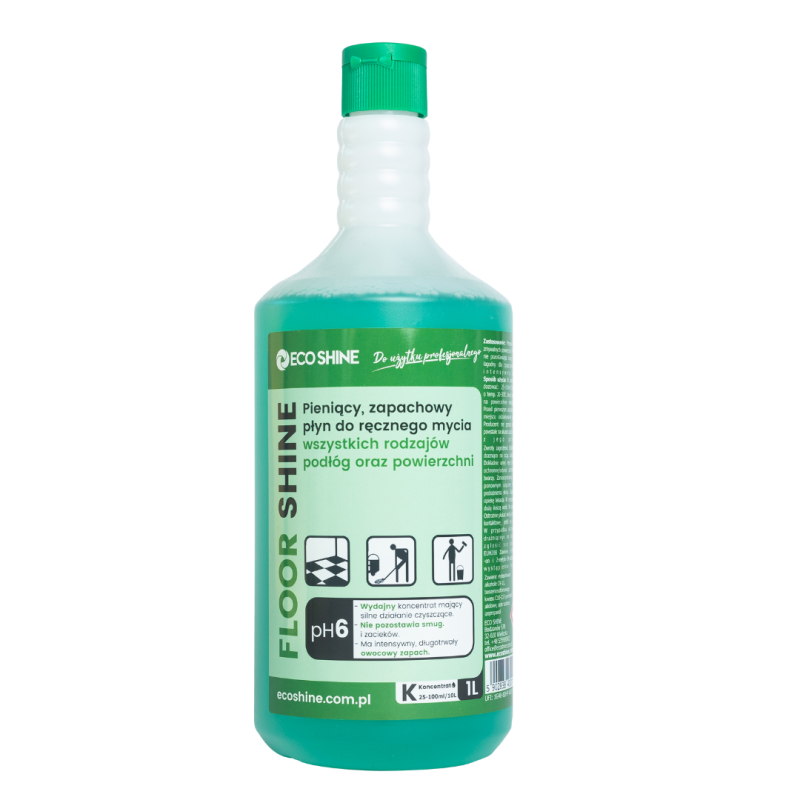 Floor shine 1L - Zapachowy, skoncentrowany płyn do mycia podłóg. Mikfol
