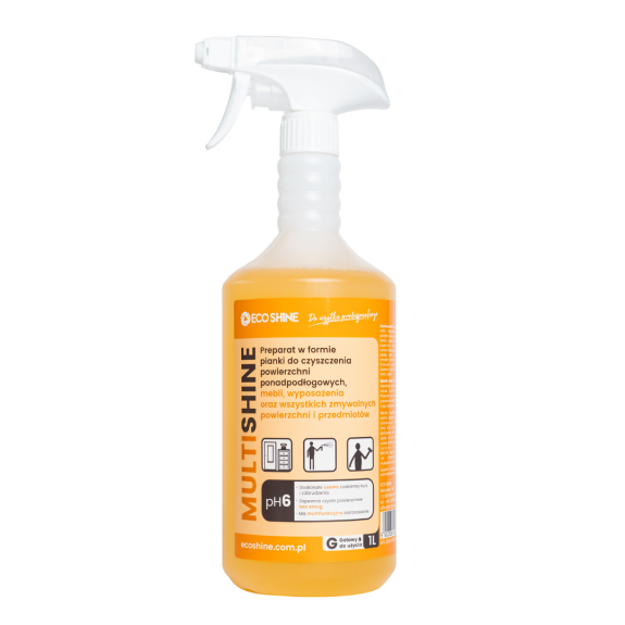Multishine 1L - Uniwersalny preparat czyszczący do powierzchni ponadpodłogowych