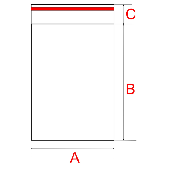Woreczki LDPE do pakowania koszulek 28x37cm lub ubrań z taśma - MIKFOL producent