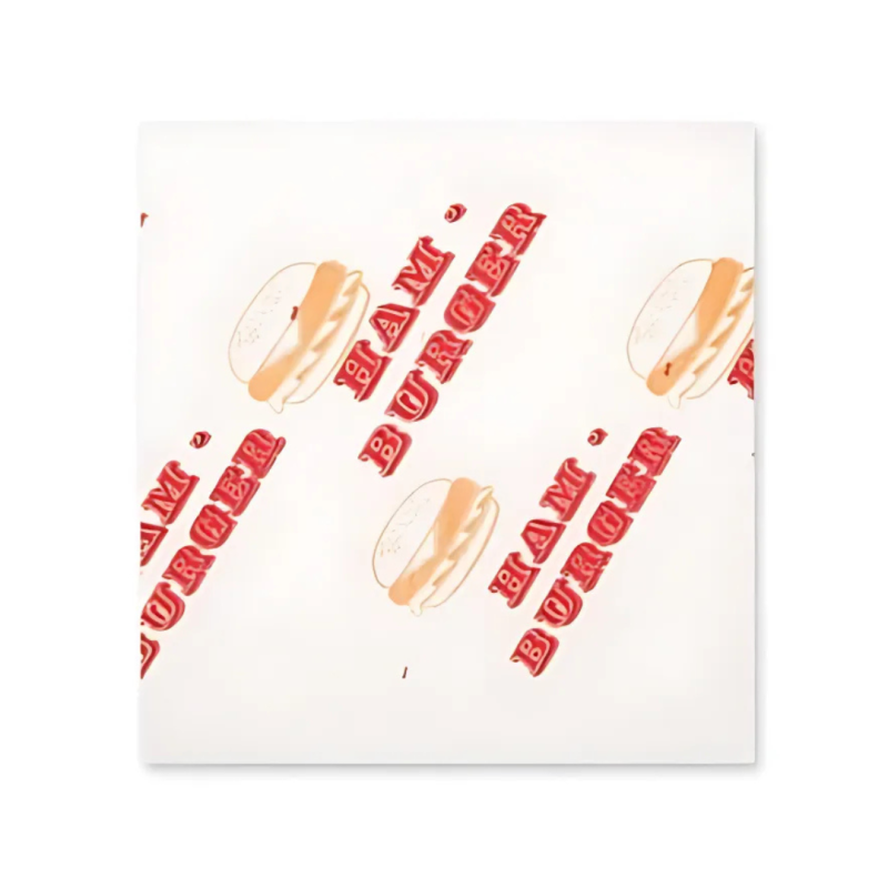 Torebka papierowa z nadrukiem hamburger 200 sztuk. Kup teraz! Mikfol