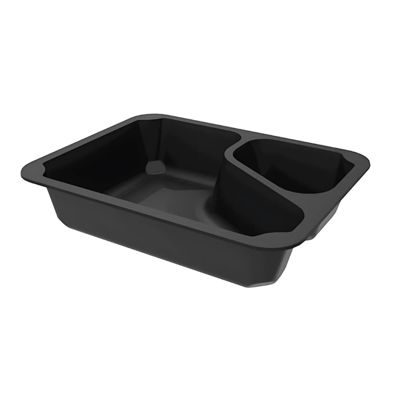 Pojemnik do zgrzewu COLT 227x178x50 czarny 80 sztuk | MIKFOL