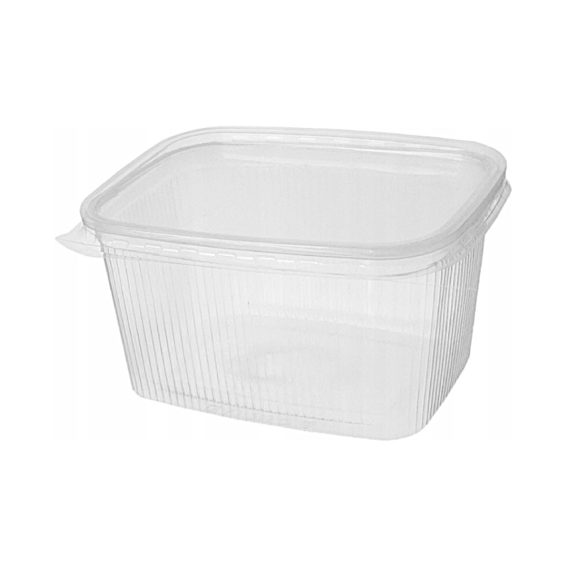 Pojemnik prostokątny z pokrywką 750 ml REUSE 500 sztuk | Mikfol Pojemnik prostokątny z pokrywką 750 ml REUSE 500 sztuk | Mikfol