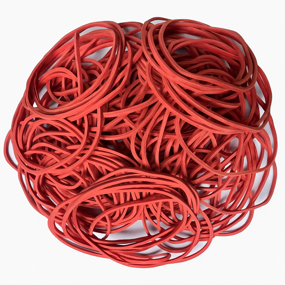 Gumki recepturki 40 x 1,5 mm czerwone 1kg - Kup teraz! | Mikfol