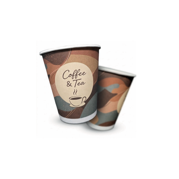Kubek papierowy do kawy 250ml Coffee&Tea 50 sztuk b/SUP. Kup już teraz! Mikfol