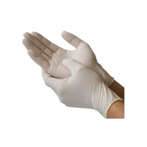 Rękawiczki lateksowe bezpudrowe XL - 100 sztuk