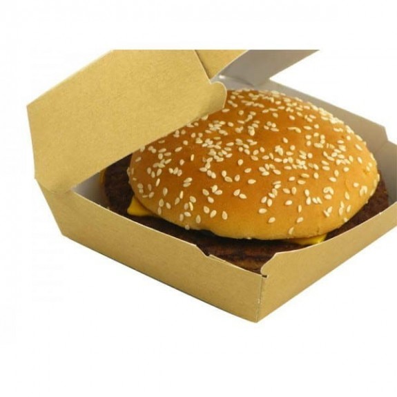 Pudełko papierowe na hamburgera 115x115x75 200szt.