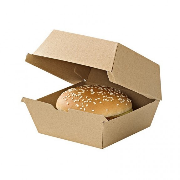 Pudełko hamburger gigant 150x150x80 KRAFT 100szt.